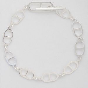 Link bracelet silver